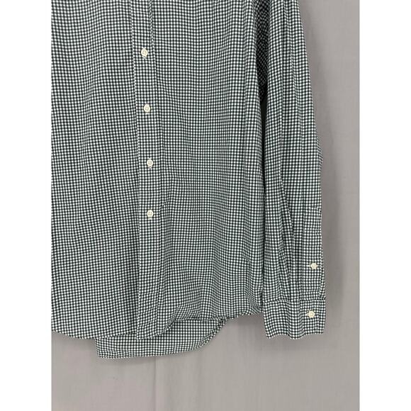 Vintage Ralph Lauren Shirt Mens XL Green Check Plaid Button Down Pony Cotton - Picture 7 of 9